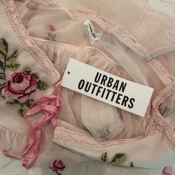 Kimchi Blue Faith Embroidered Babydoll Tank Top - Picture 7 of 8